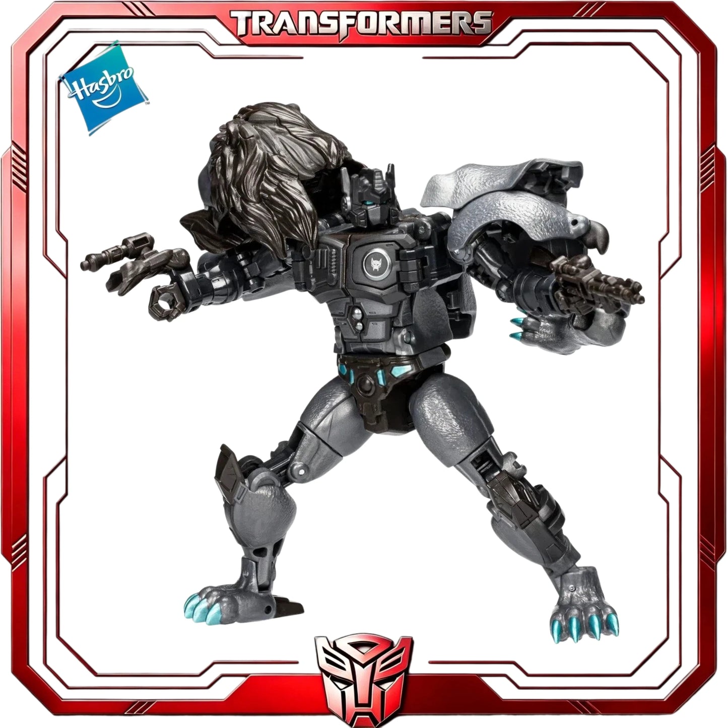 Figurina Transformers Nemesis Leo Prime — Robot leone Maximal da collezione Legacy Evolution