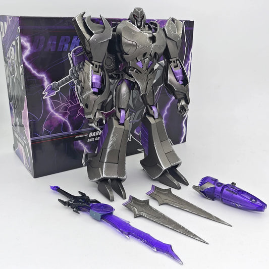 Figurina Transformers Megatron Dark Master APC — Versione Prime Danneggiata in Combattimento