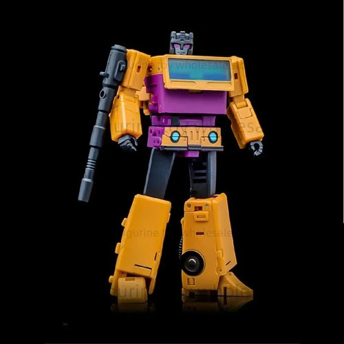 Figurina Transformers Swindle Magic Square — Costruzione malva e gialla, mercante Decepticon