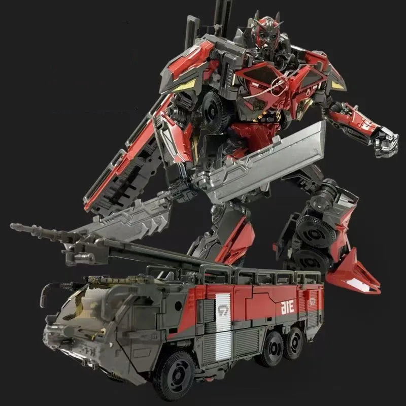 Figurine Transformers Sentinel Prime — Camion de Pompier Transformable