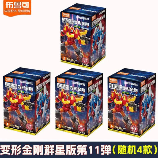 Scatola misteriosa Transformers Blokees — 4ª edizione di figurine casuali da collezione
