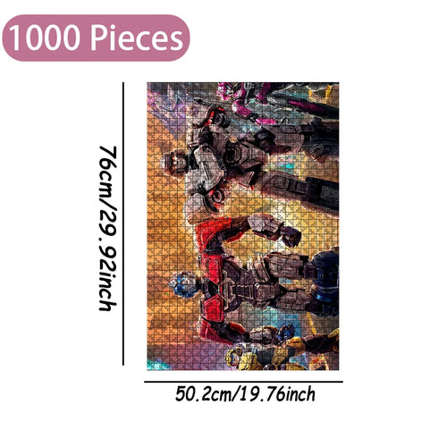 Puzzle Transformers Megatron et Optimus Prime  — 1000 Pièces
