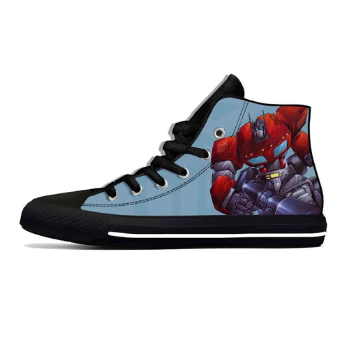 Baskets Montantes Transformers Noir - Cyan