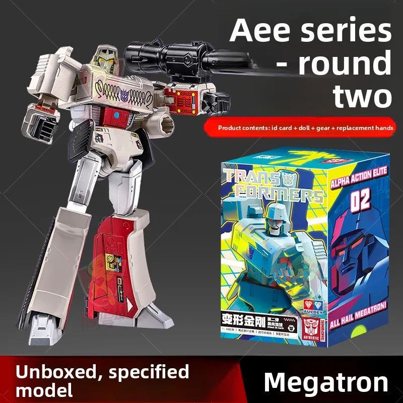 Figurina Transformers Megatron G1 in posa da combattimento — Alpha Action Elite