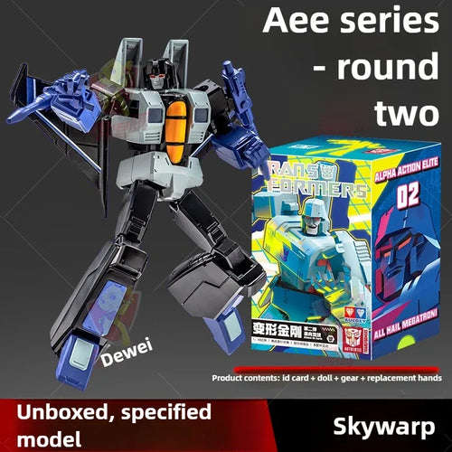 Figurina Transformers Skywarp Cromato — Seeker teletrasportatore Blind Box AAE