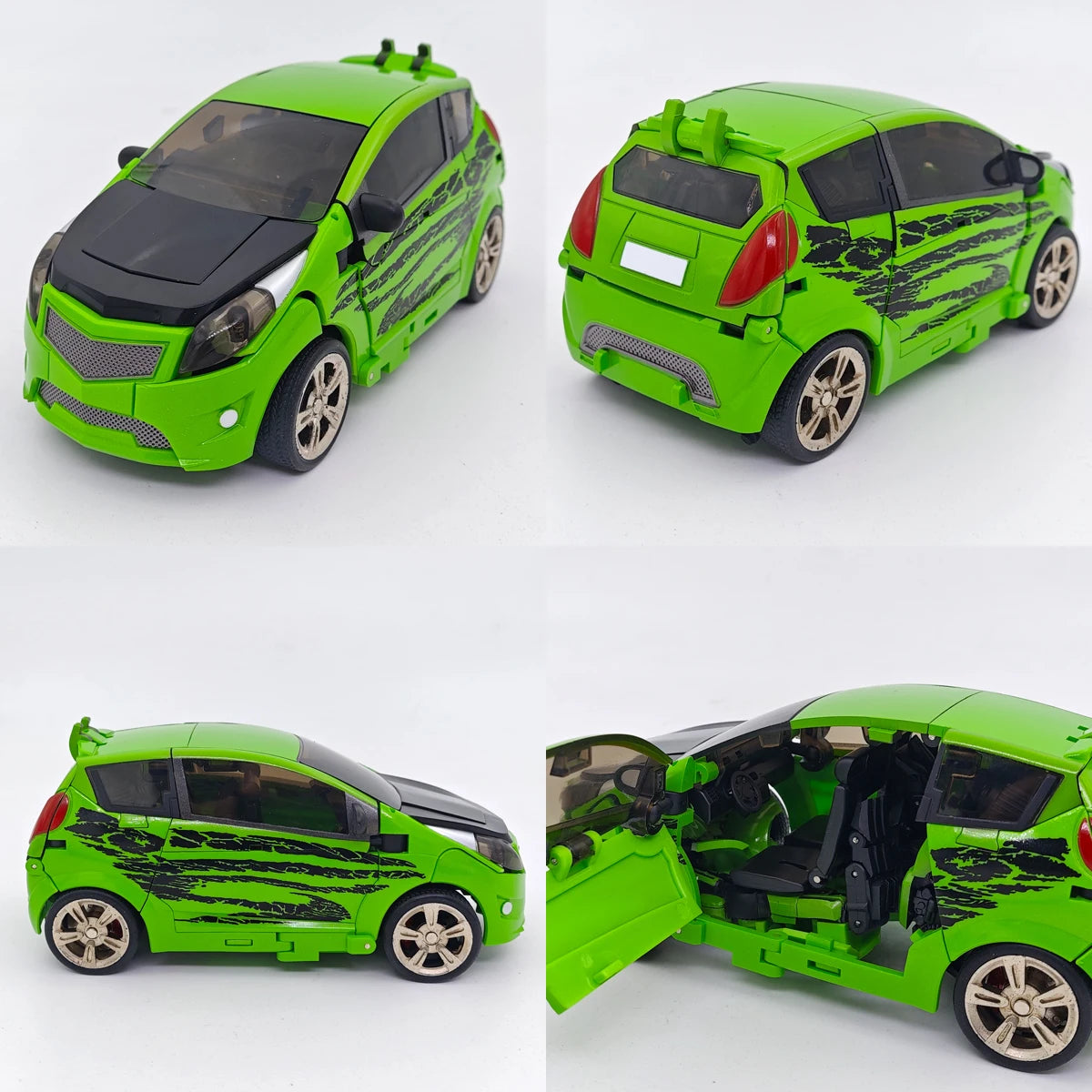 Figurine Transformers Skids e Mudflap — Duo di Gemelli Verdi Dumb Unique Toys