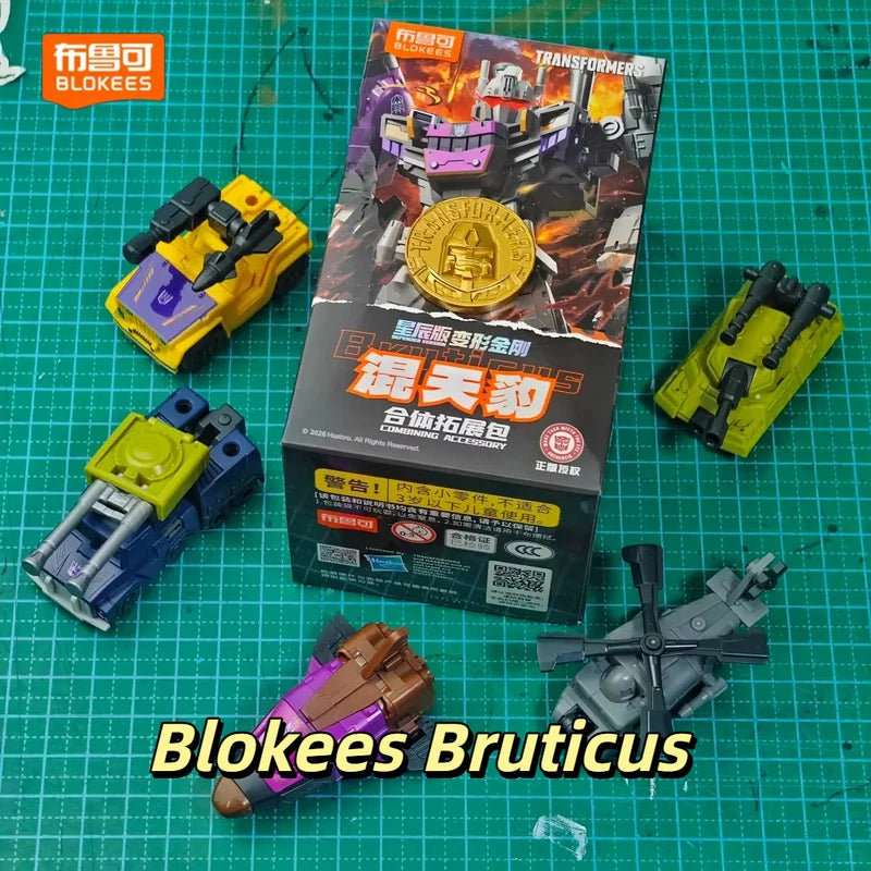Figurina Transformers Bruticus Blokees — Blind box combinatore in miniatura da cinque pezzi