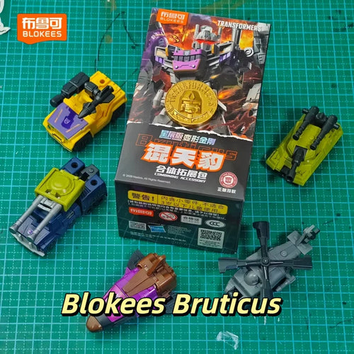 Figurina Transformers Bruticus Blokees — Blind box combinatore in miniatura da cinque pezzi