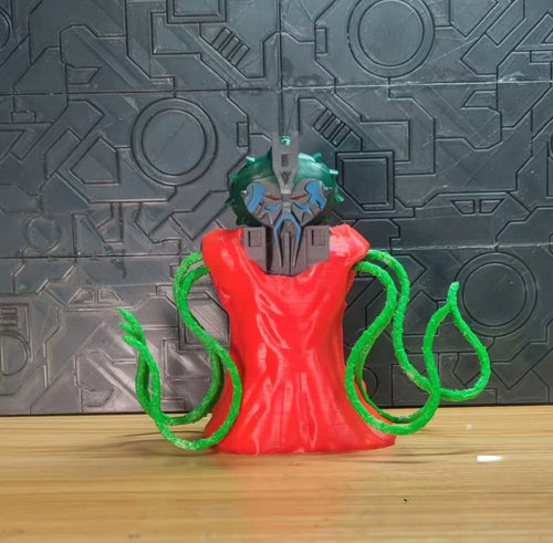 Busto Transformers Mostro dai tentacoli rossi — Creatura dai cinque volti techno