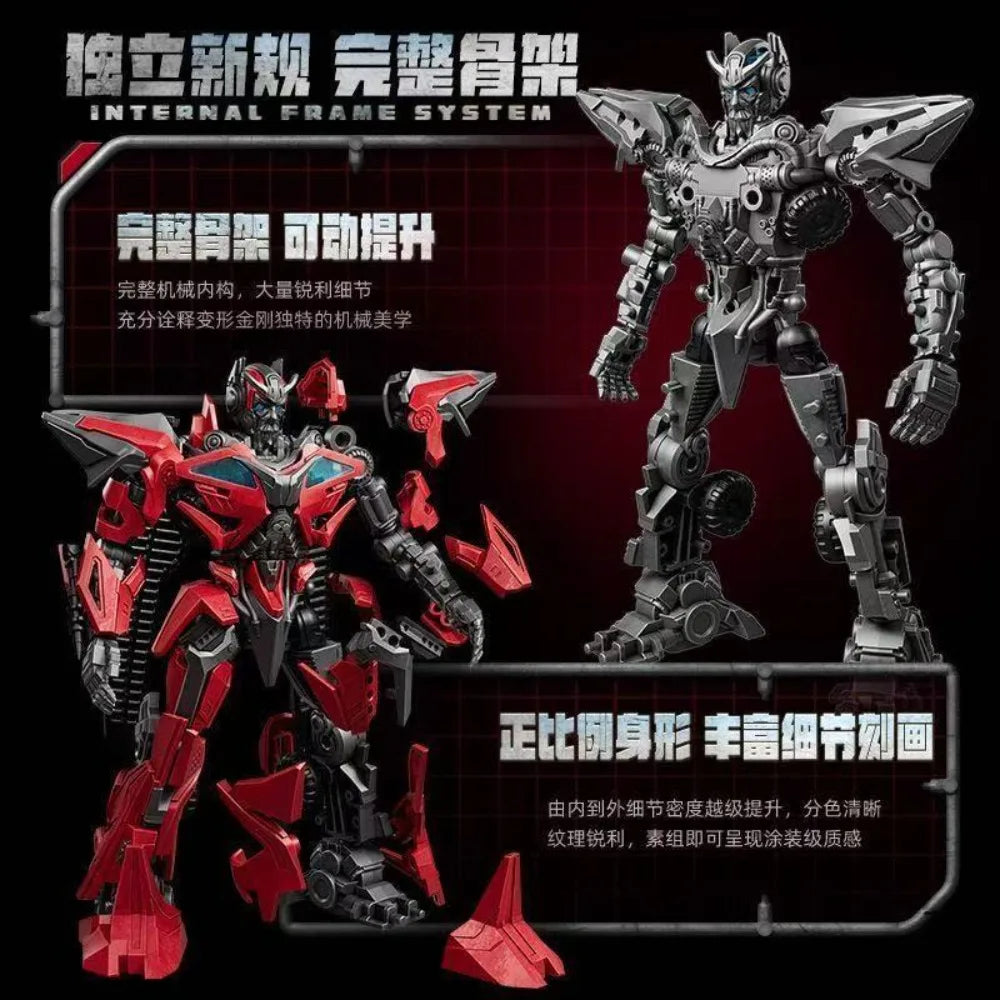 Kit di Upgrade Transformers Blitzwing SS65 — Accessori, ali e armi rosso-argento