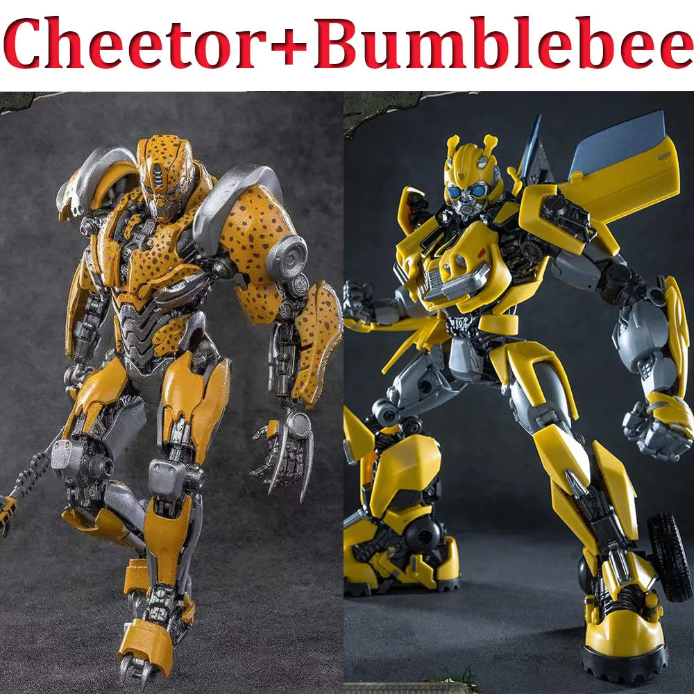 Duo di figurine Transformers Cheetor e Bumblebee — Kit modellino da collezione AMK