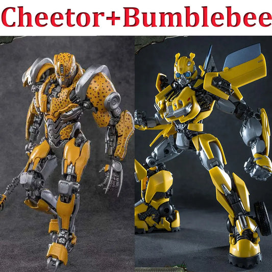 Duo di figurine Transformers Cheetor e Bumblebee — Kit modellino da collezione AMK