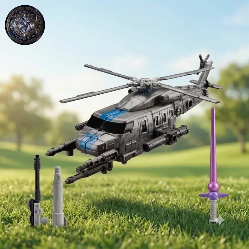 Figurina Transformers Vortex Power of the Primes — Elicottero ufficiale Hasbro Deluxe