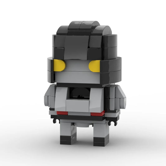 Figurina Transformers D16 Edizione One — Precursore di Megatron Brick Grigio Sguardo Dorato