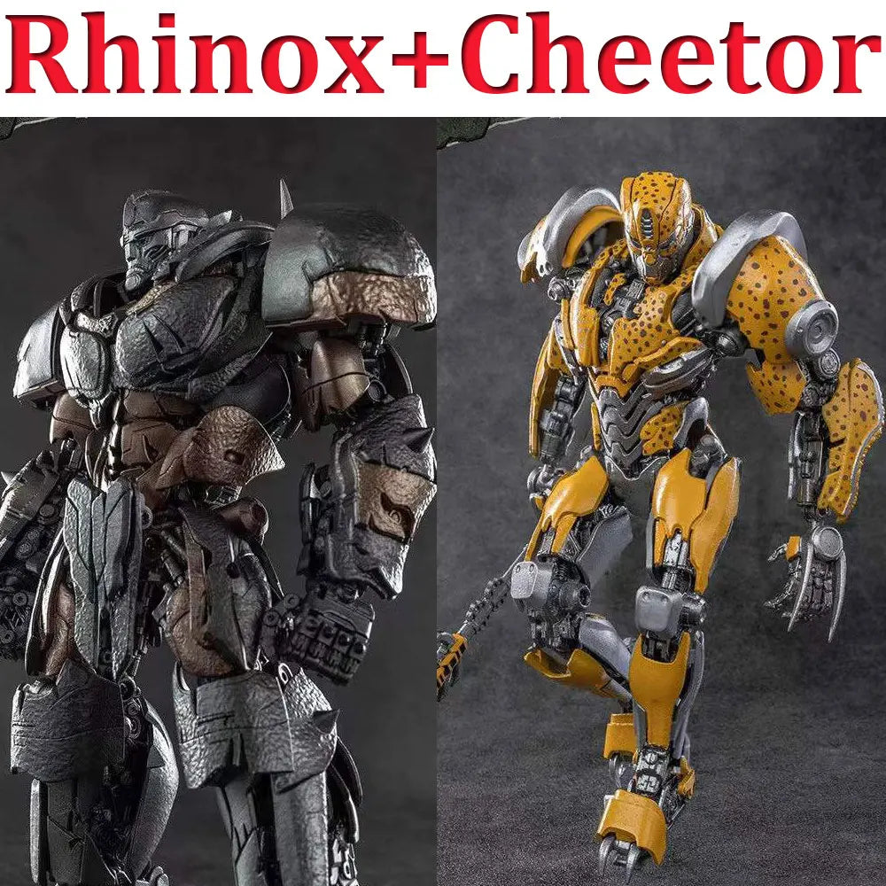 Duo di figurine Transformers Rhinox e Cheetor — Alleanza selvaggia Beast Wars