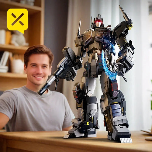Mattoncini Transformers Nemesis Knight — Costruzione di Optimus Prime oscuro da 1886 pezzi