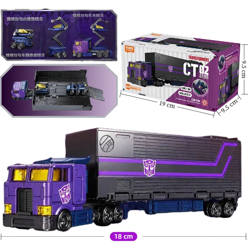 Figurina Transformers Motormaster convoglio oscuro — Cabina viola, edizione CT02 Stunticon