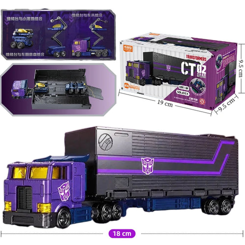 Figurina Transformers Motormaster convoglio oscuro — Cabina viola, edizione CT02 Stunticon