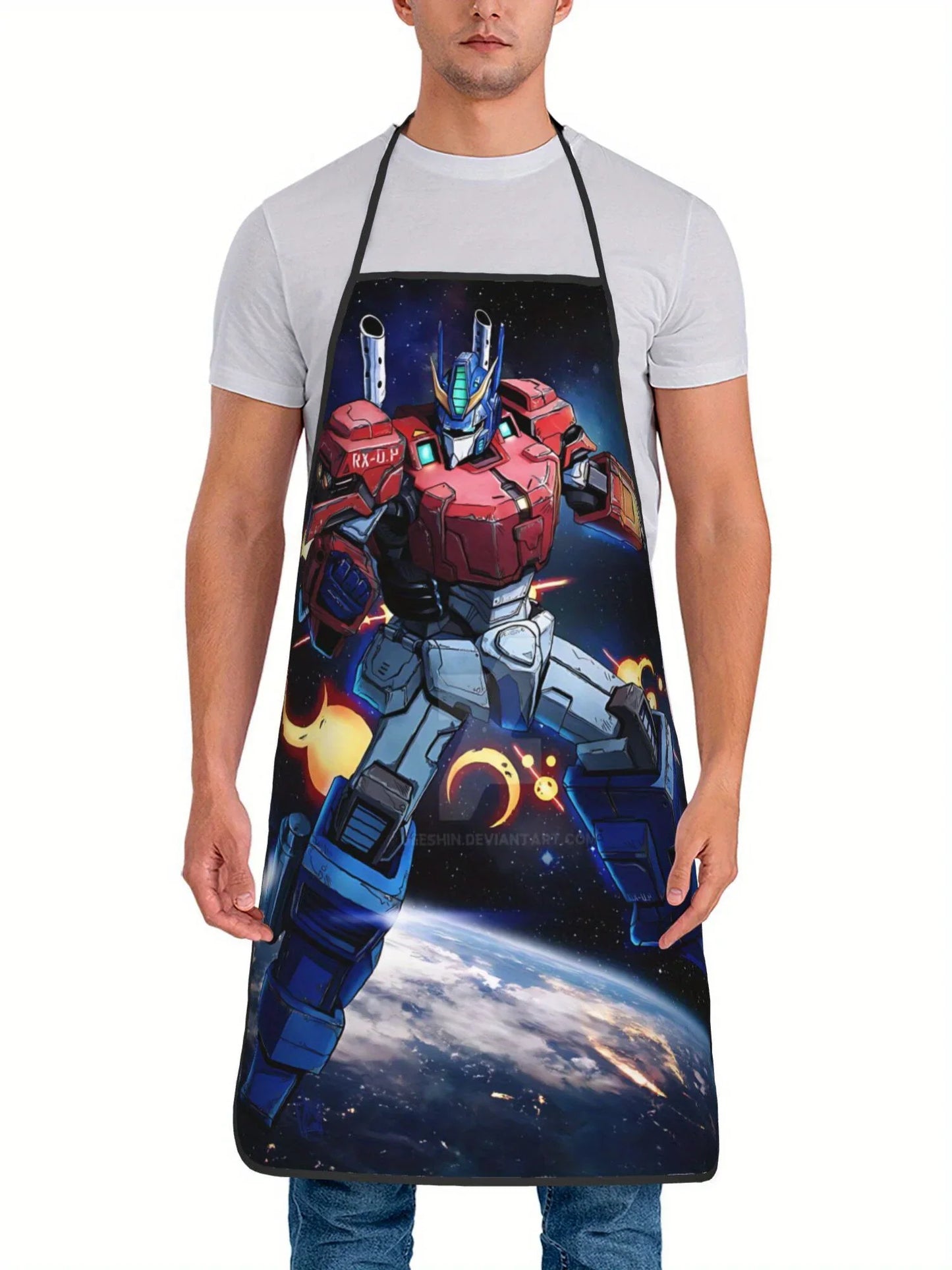 Tablier Transformers - Optimus in Space